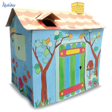 Custom Size & Logo Durable Cardboard Doll House